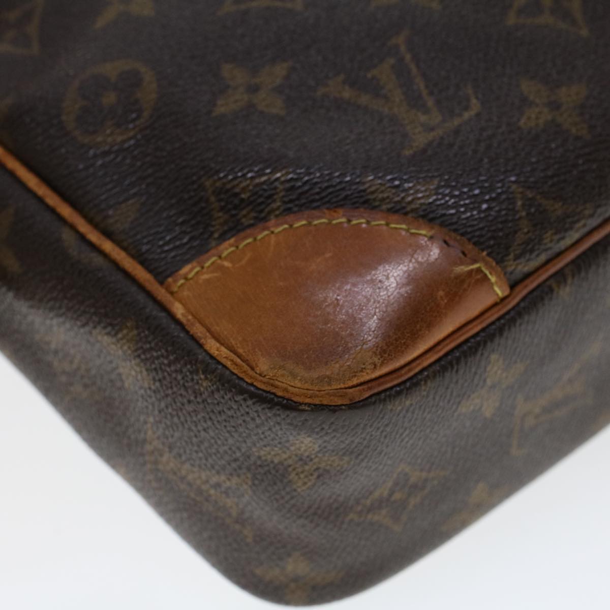 LOUIS VUITTON Monogram Compiegne 28 Clutch Bag M51845 LV Auth 42375