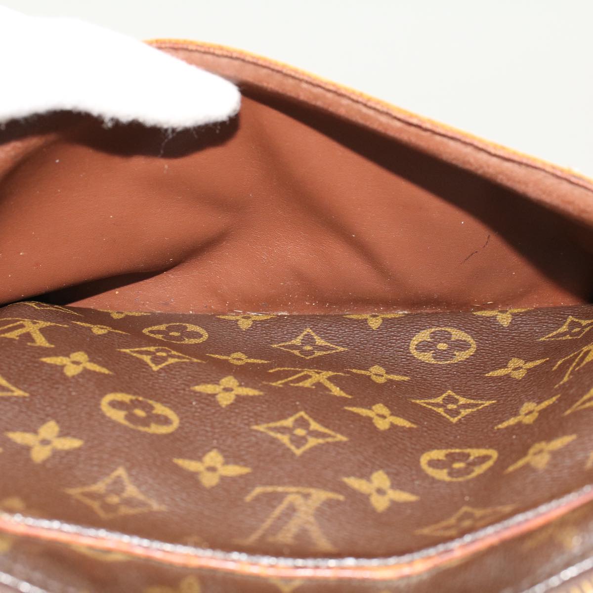 LOUIS VUITTON Monogram Compiegne 28 Clutch Bag M51845 LV Auth 42375