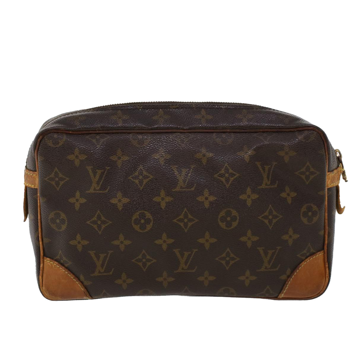 LOUIS VUITTON Monogram Compiegne 28 Clutch Bag M51845 LV Auth 42375 - 0