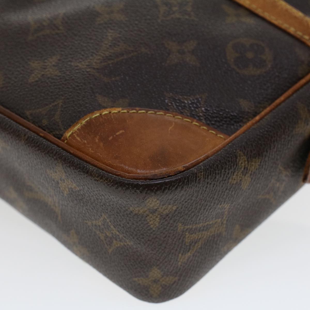 LOUIS VUITTON Monogram Compiegne 28 Clutch Bag M51845 LV Auth 42375