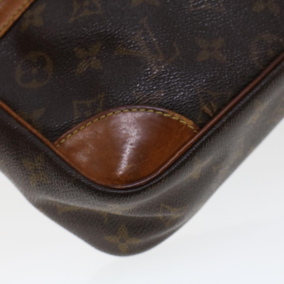 LOUIS VUITTON Monogram Compiegne 28 Clutch Bag M51845 LV Auth 42375