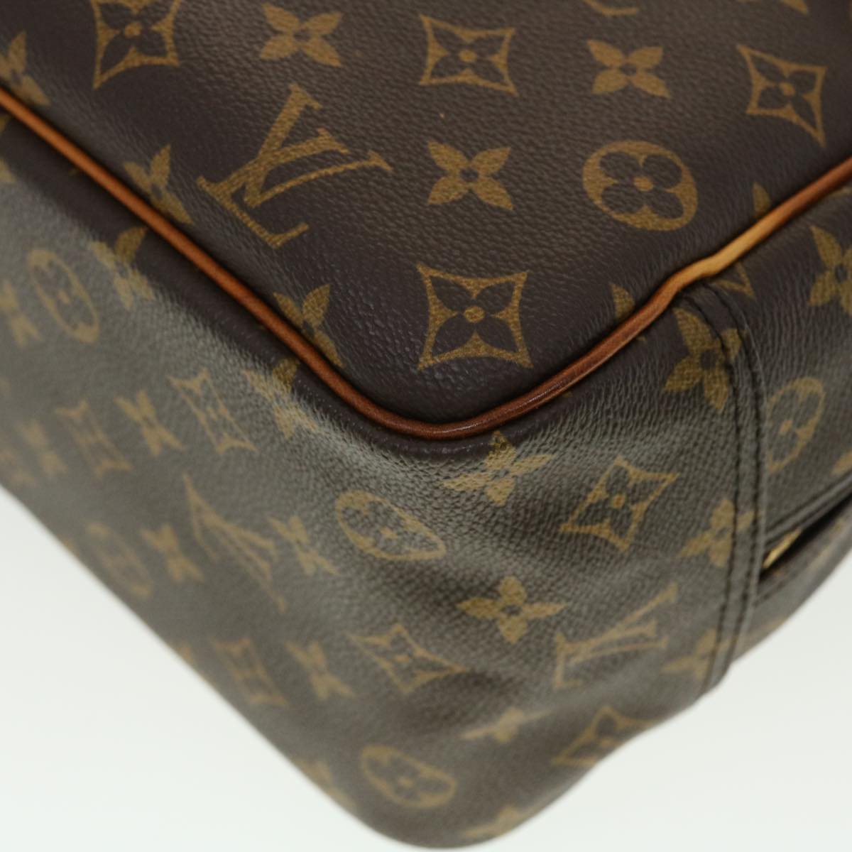 LOUIS VUITTON Monogram Deauville Hand Bag M47270 LV Auth 42386