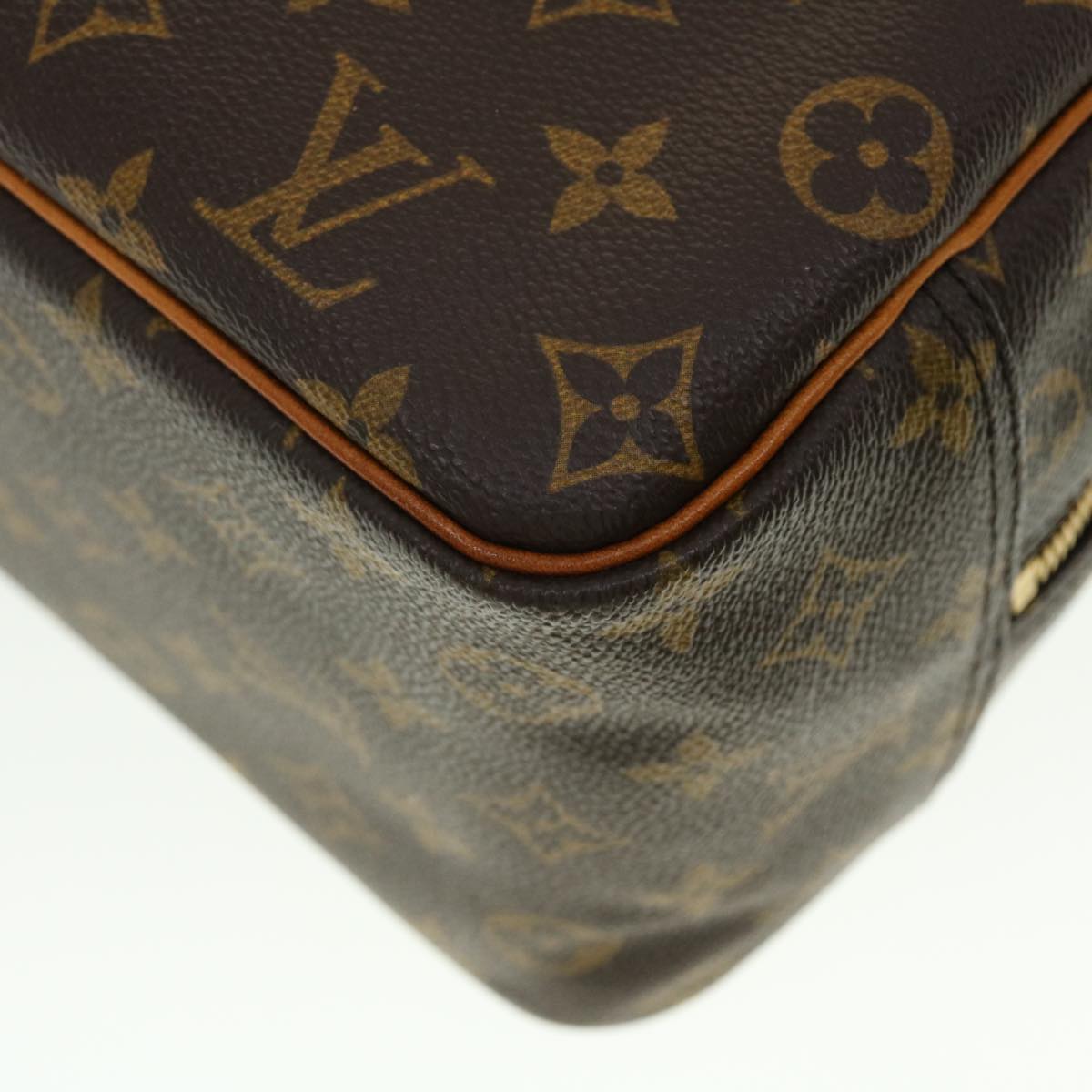 LOUIS VUITTON Monogram Deauville Hand Bag M47270 LV Auth 42386