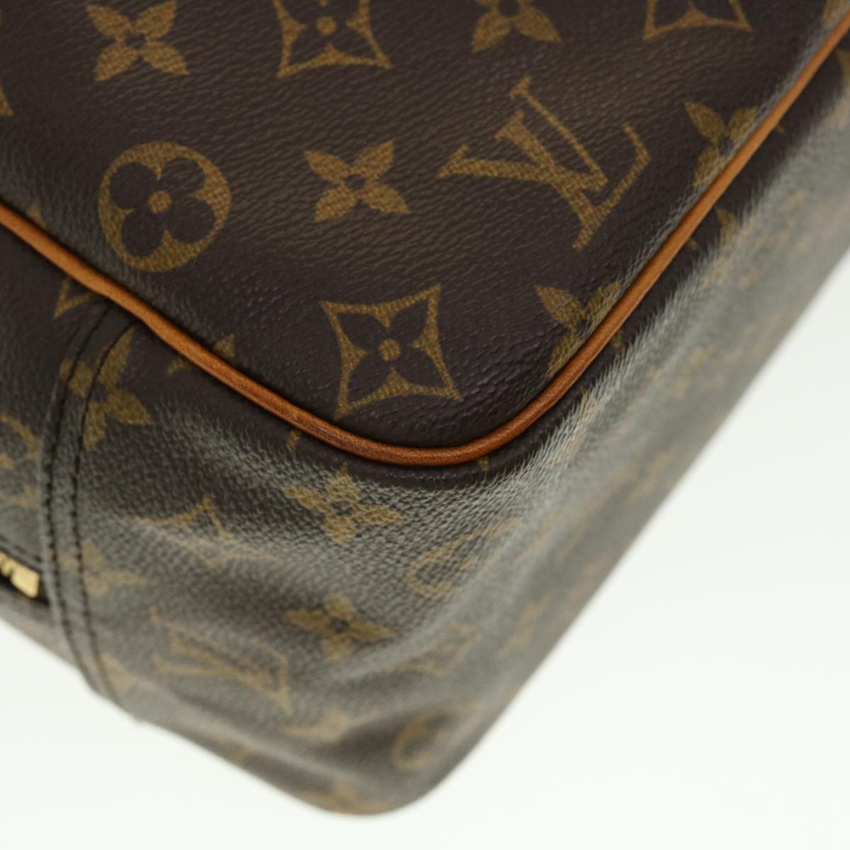 LOUIS VUITTON Monogram Deauville Hand Bag M47270 LV Auth 42386