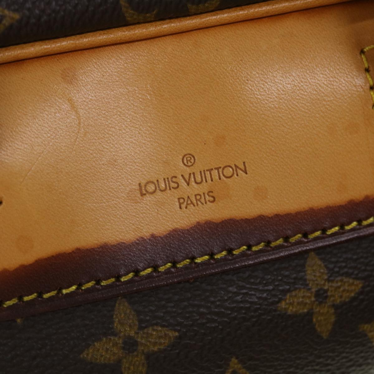 LOUIS VUITTON Monogram Deauville Hand Bag M47270 LV Auth 42386