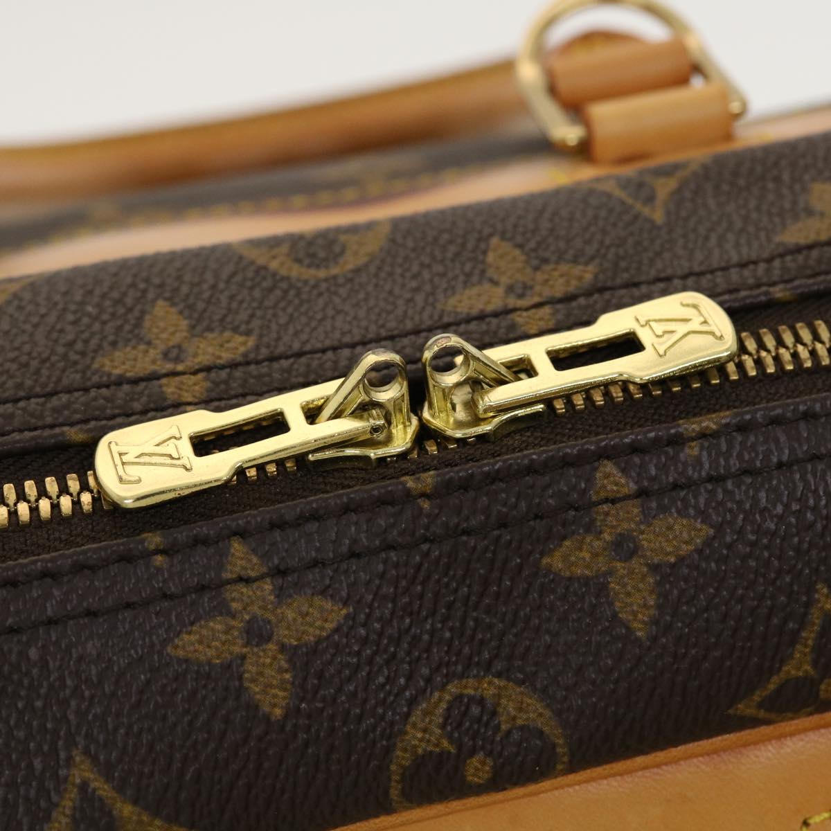 LOUIS VUITTON Monogram Deauville Hand Bag M47270 LV Auth 42386