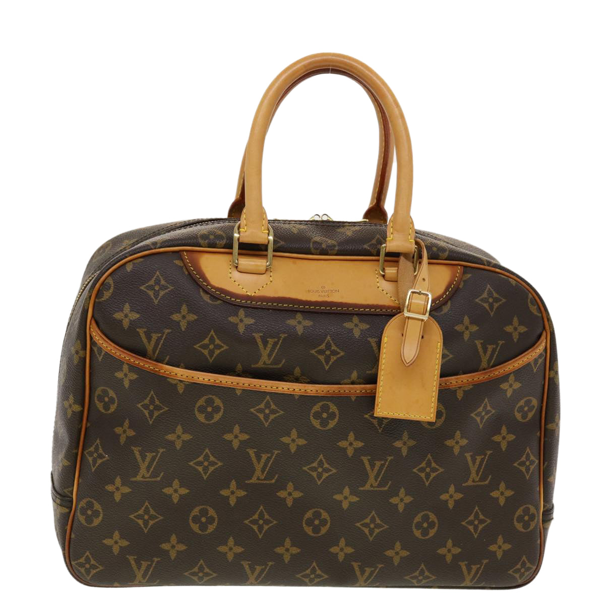 LOUIS VUITTON Monogram Deauville Hand Bag M47270 LV Auth 42386