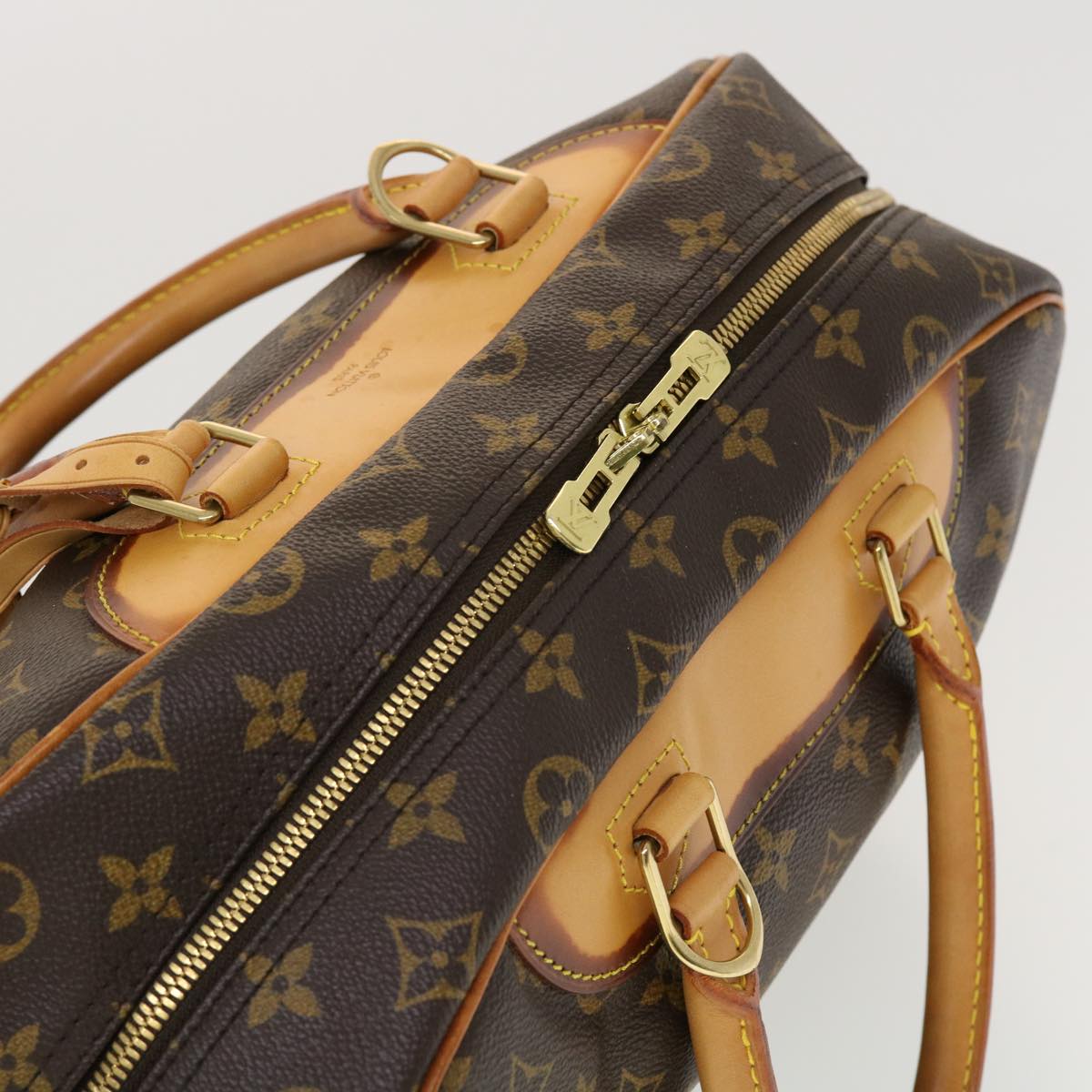 LOUIS VUITTON Monogram Deauville Hand Bag M47270 LV Auth 42386