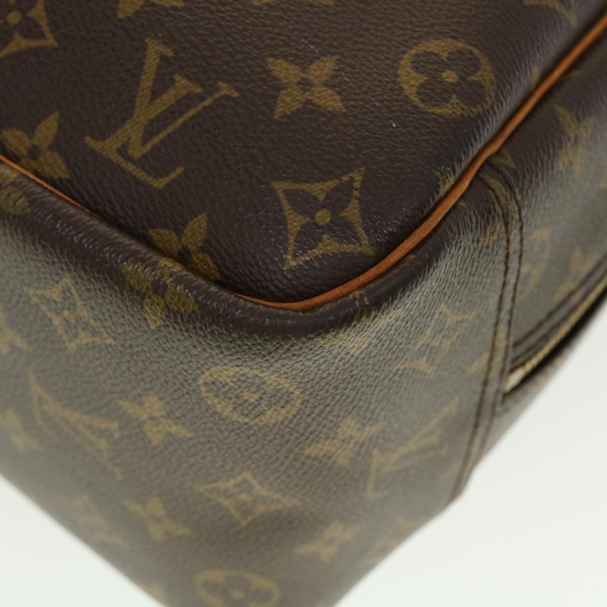 LOUIS VUITTON Monogram Deauville Hand Bag M47270 LV Auth 42387