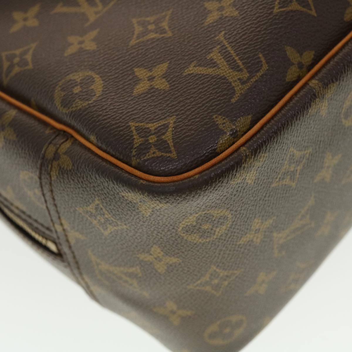 LOUIS VUITTON Monogram Deauville Hand Bag M47270 LV Auth 42387