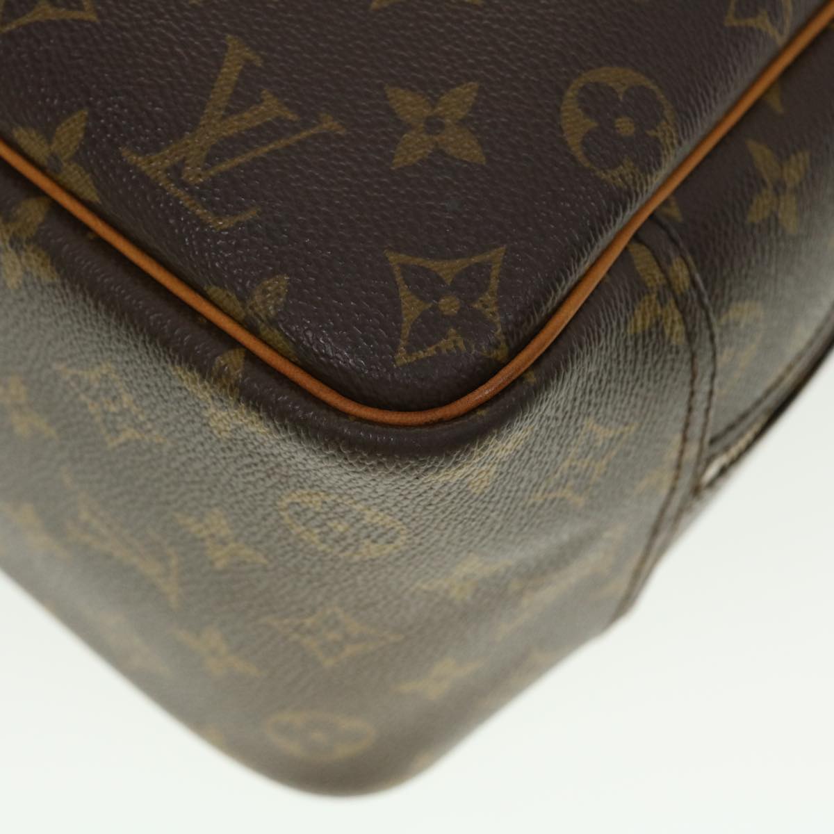 LOUIS VUITTON Monogram Deauville Hand Bag M47270 LV Auth 42387