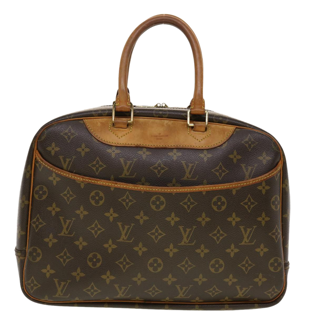 LOUIS VUITTON Monogram Deauville Hand Bag M47270 LV Auth 42387