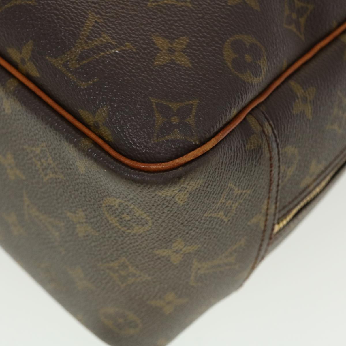 LOUIS VUITTON Monogram Deauville Hand Bag M47270 LV Auth 42388