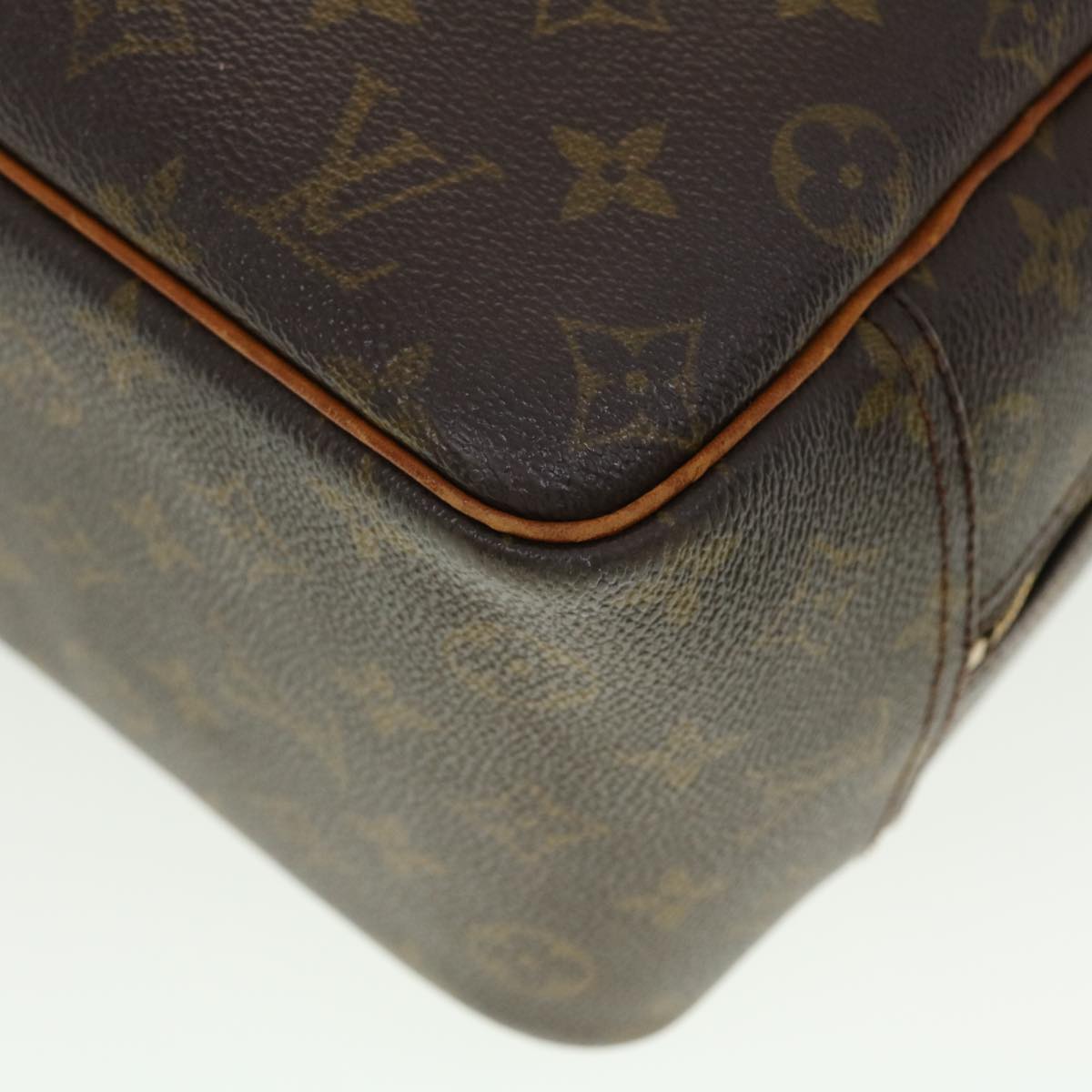 LOUIS VUITTON Monogram Deauville Hand Bag M47270 LV Auth 42388