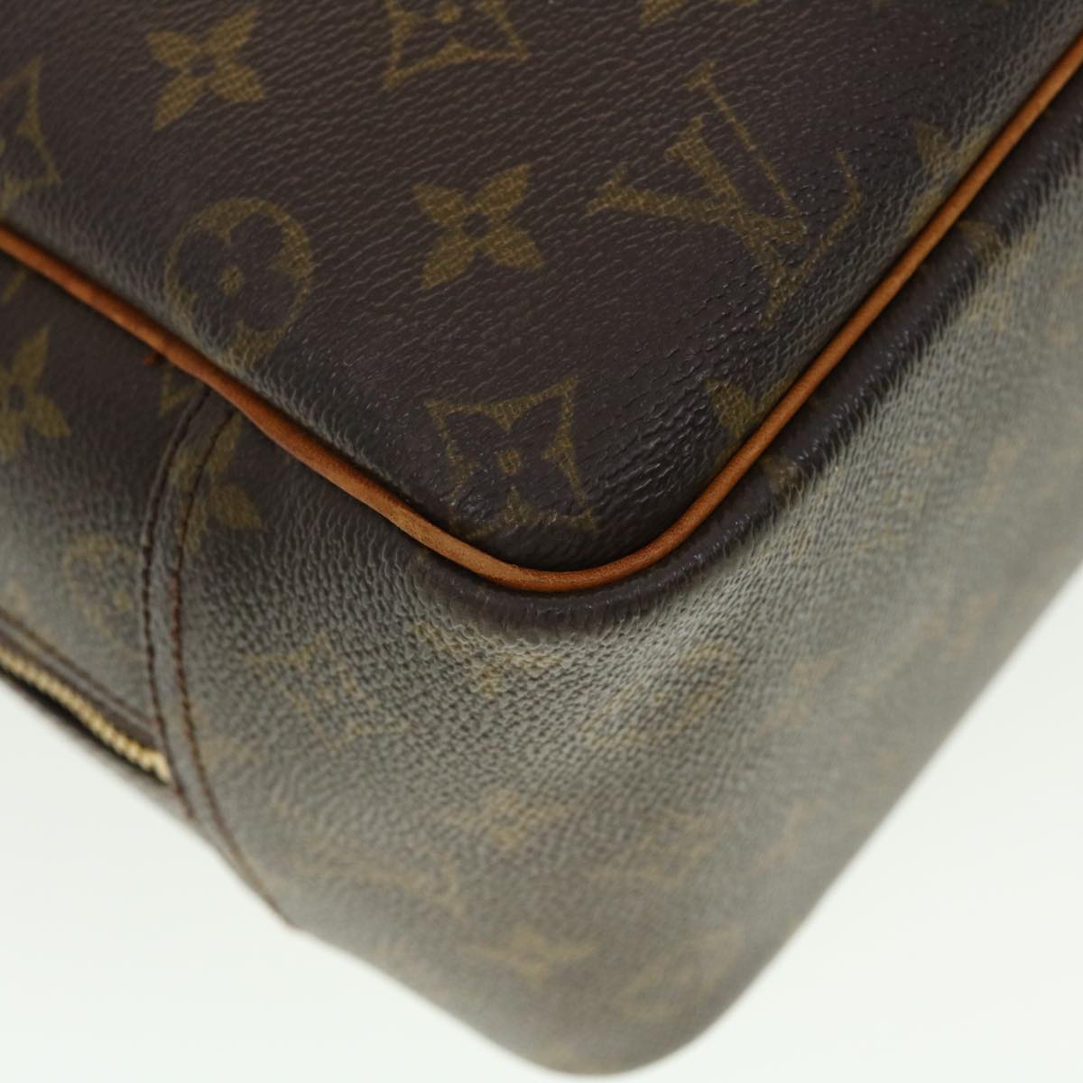 LOUIS VUITTON Monogram Deauville Hand Bag M47270 LV Auth 42388