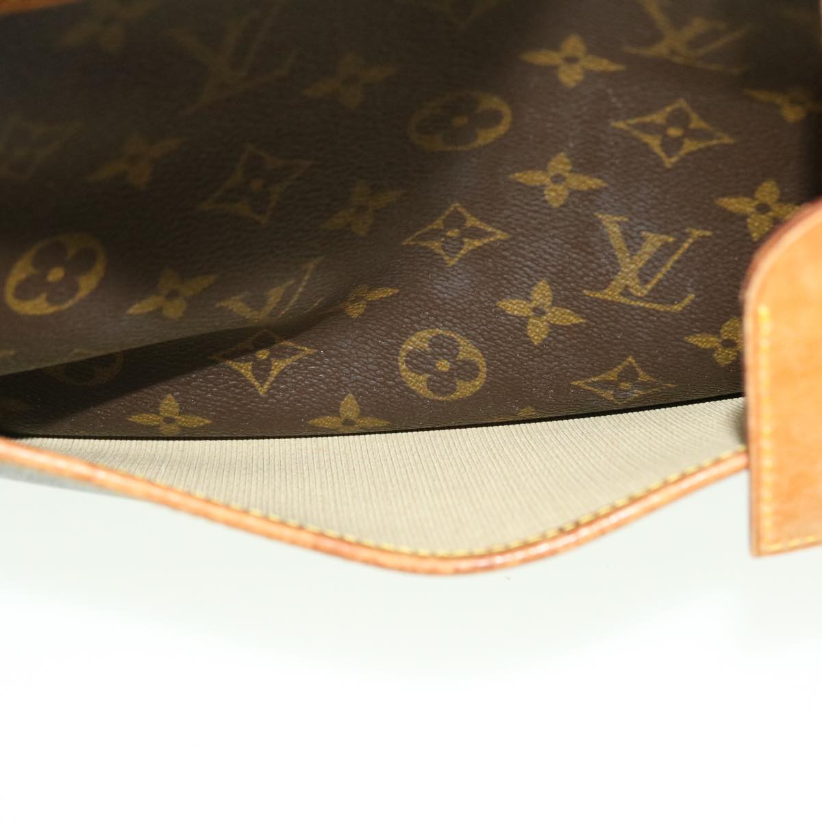 LOUIS VUITTON Monogram Deauville Hand Bag M47270 LV Auth 42388