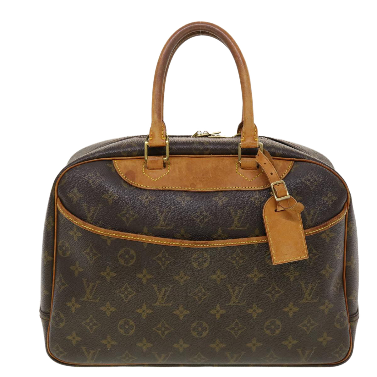 LOUIS VUITTON Monogram Deauville Hand Bag M47270 LV Auth 42388