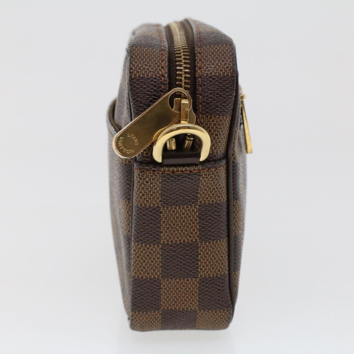 LOUIS VUITTON Damier Ebene Pochette Billets Macau Clutch Bag N61739 Auth 42420