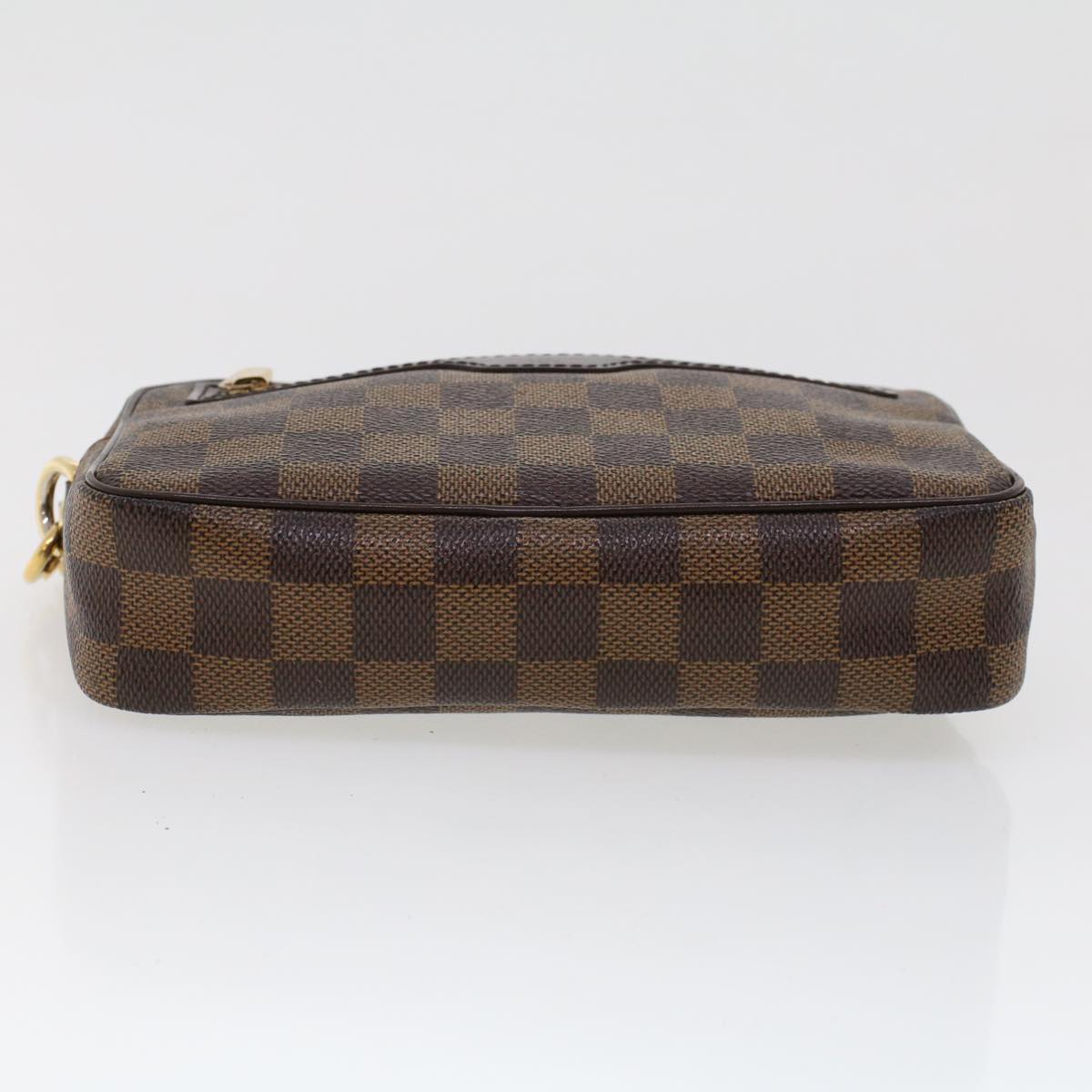 LOUIS VUITTON Damier Ebene Pochette Billets Macau Clutch Bag N61739 Auth 42420