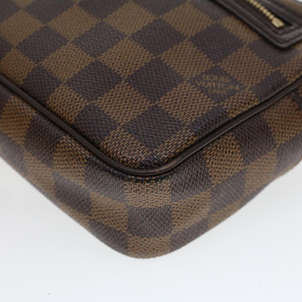 LOUIS VUITTON Damier Ebene Pochette Billets Macau Clutch Bag N61739 Auth 42420