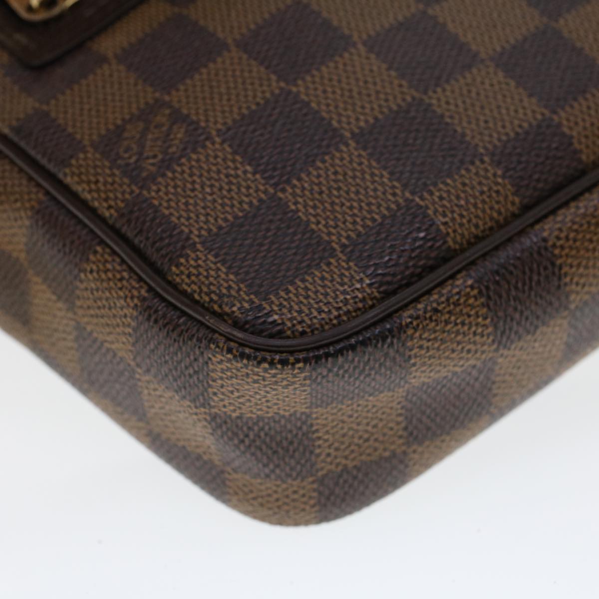 LOUIS VUITTON Damier Ebene Pochette Billets Macau Clutch Bag N61739 Auth 42420