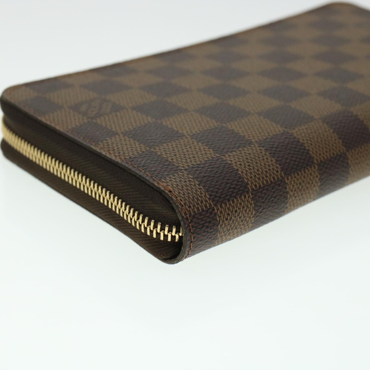 LOUIS VUITTON Damier Ebene Zippy Organizer Long Wallet N60003 LV Auth 42422