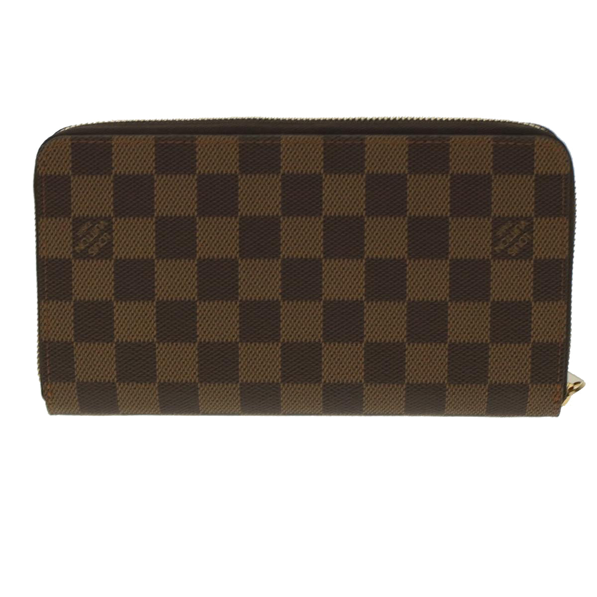 LOUIS VUITTON Damier Ebene Zippy Organizer Long Wallet N60003 LV Auth 42422 - 0