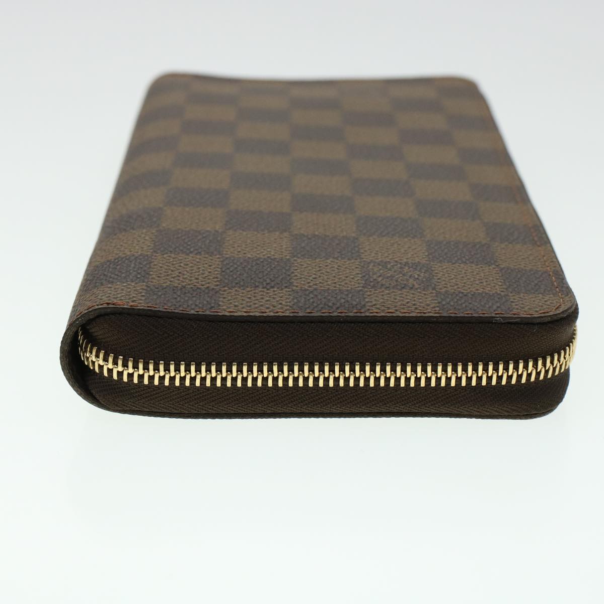 LOUIS VUITTON Damier Ebene Zippy Organizer Long Wallet N60003 LV Auth 42422