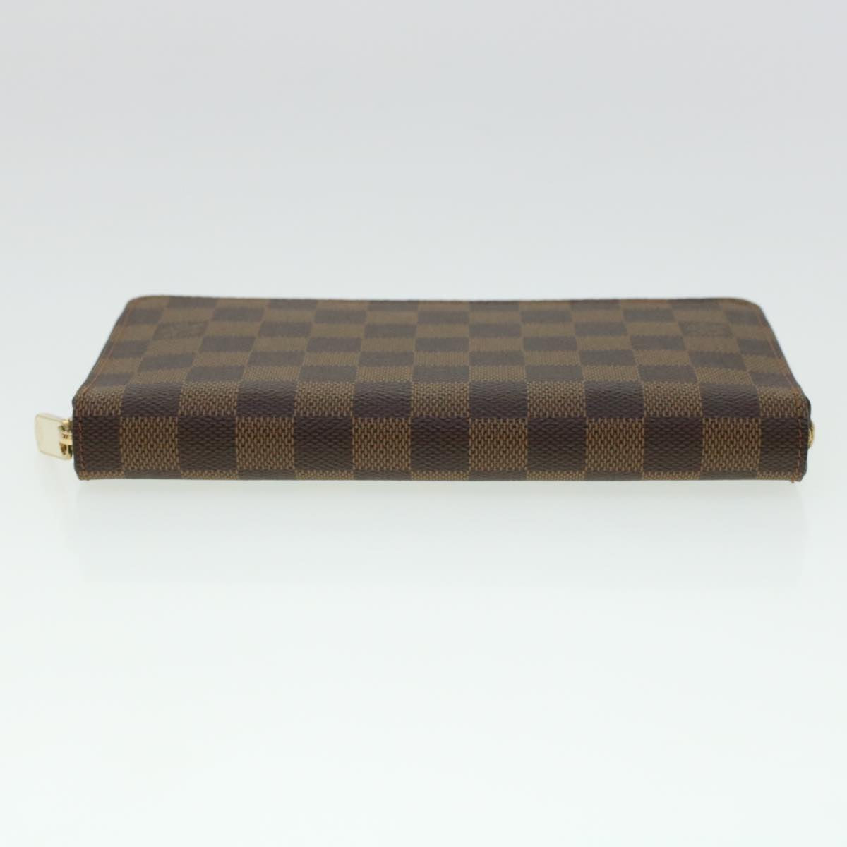 LOUIS VUITTON Damier Ebene Zippy Organizer Long Wallet N60003 LV Auth 42422