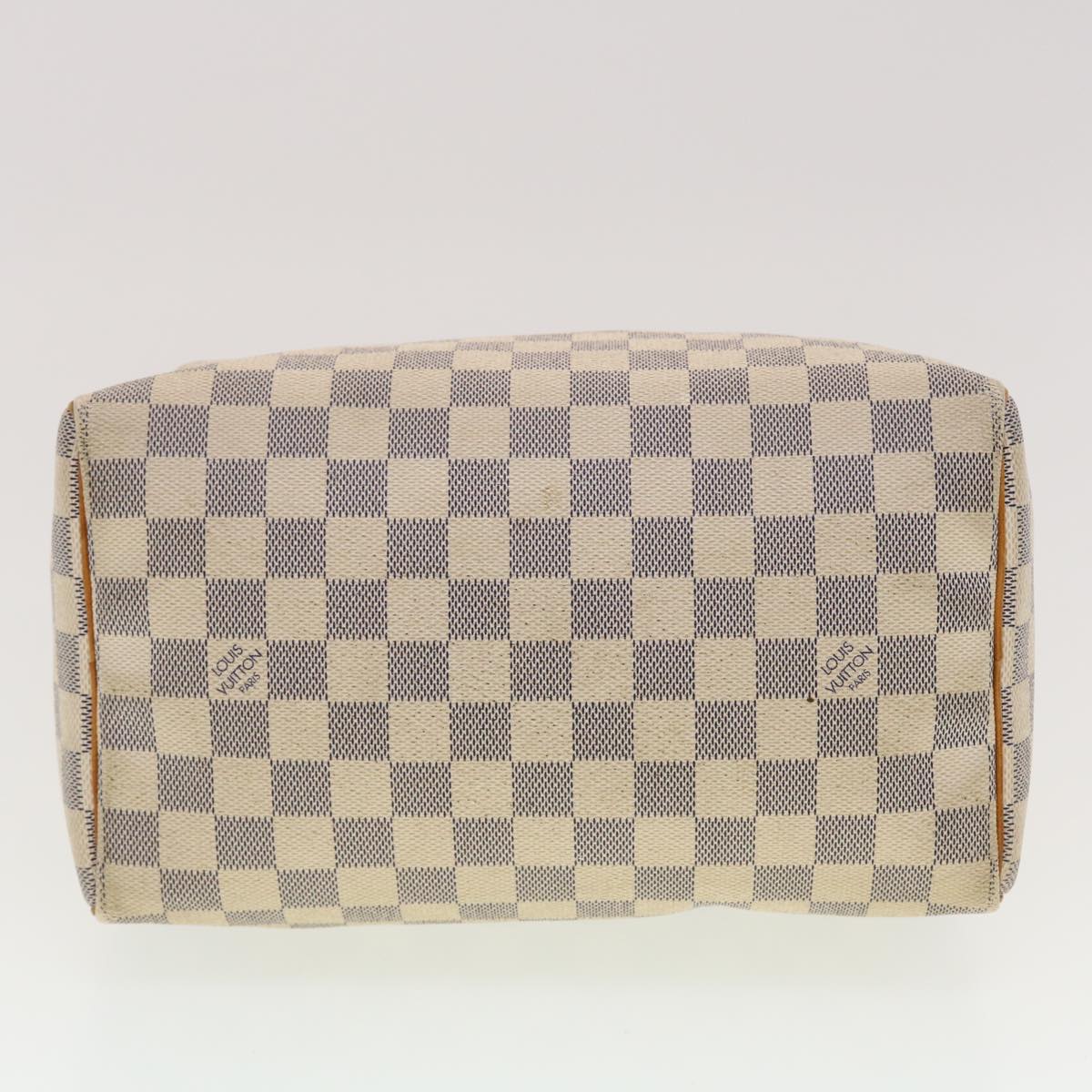 LOUIS VUITTON Damier Azur Speedy 25 Hand Bag N41534 LV Auth 42424