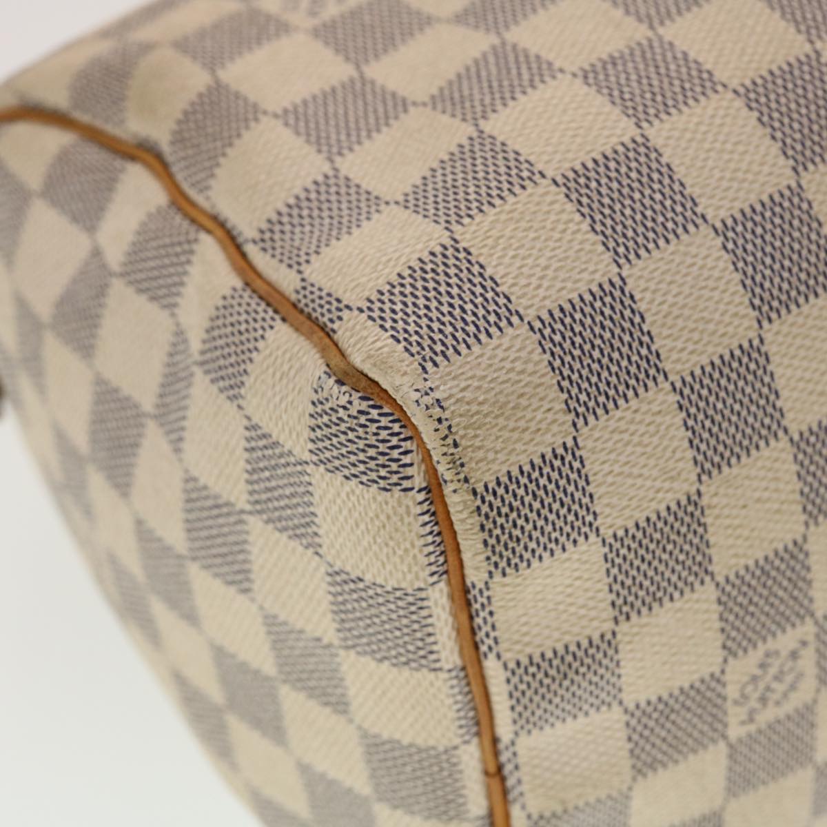 LOUIS VUITTON Damier Azur Speedy 25 Hand Bag N41534 LV Auth 42424