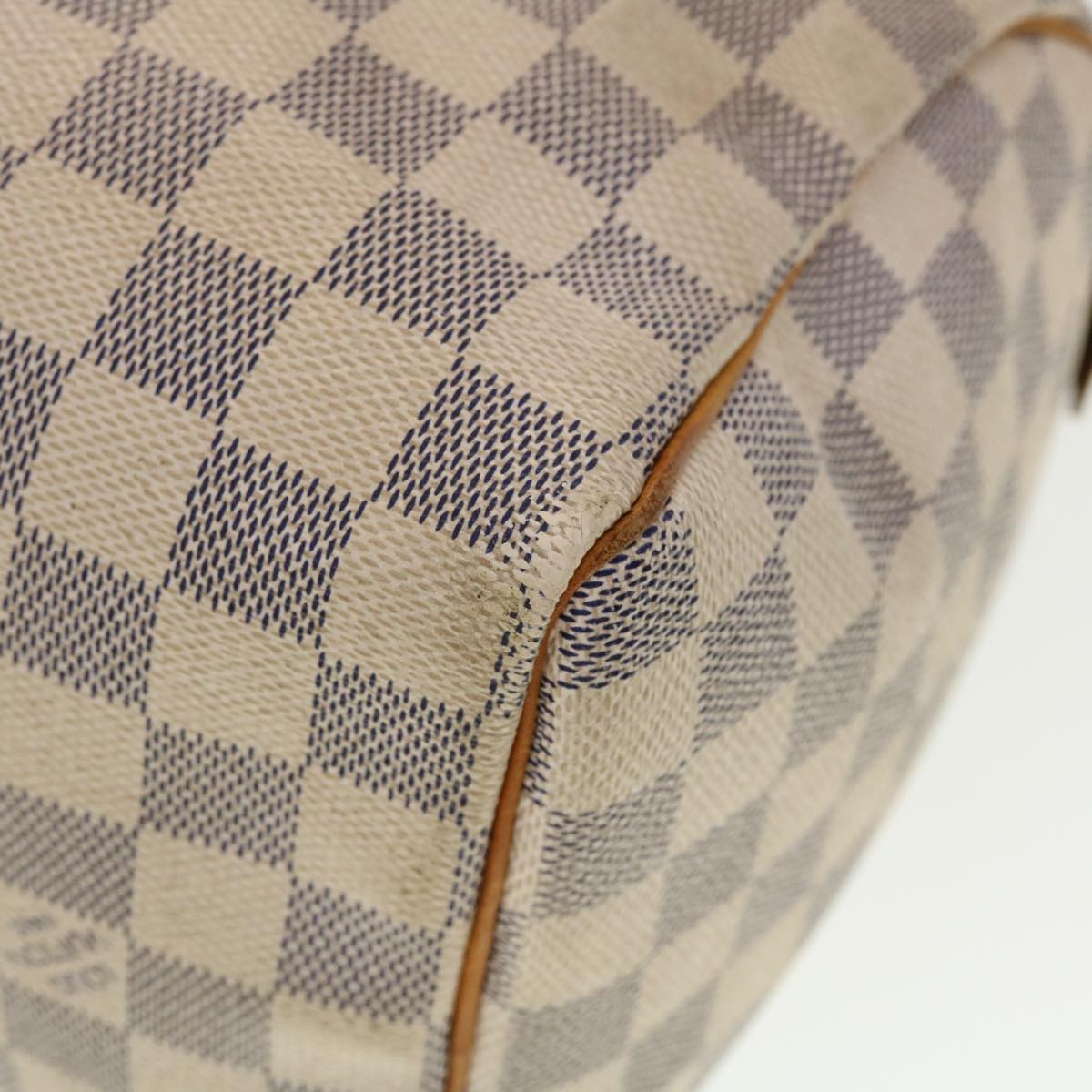 LOUIS VUITTON Damier Azur Speedy 25 Hand Bag N41534 LV Auth 42424