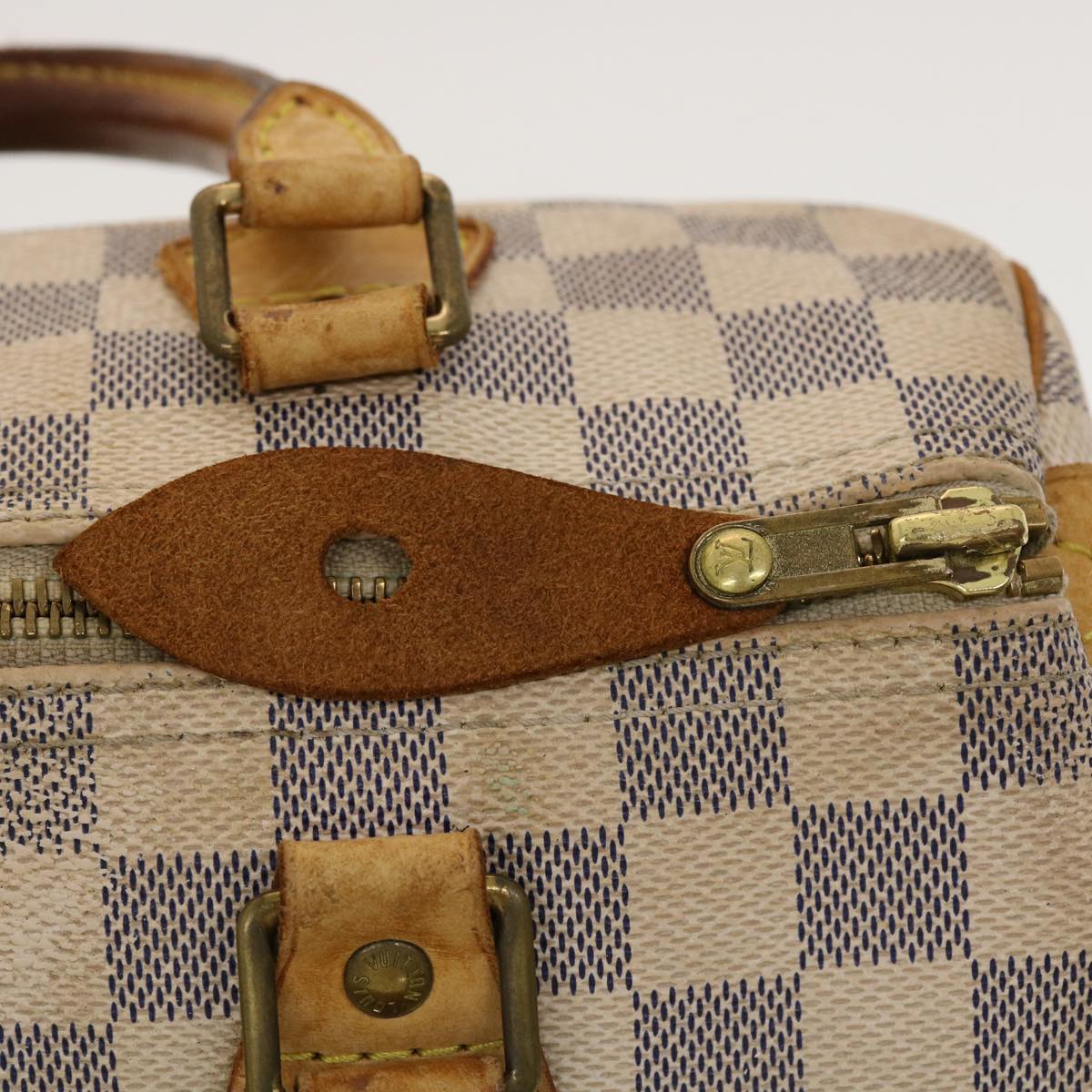 LOUIS VUITTON Damier Azur Speedy 25 Hand Bag N41534 LV Auth 42424