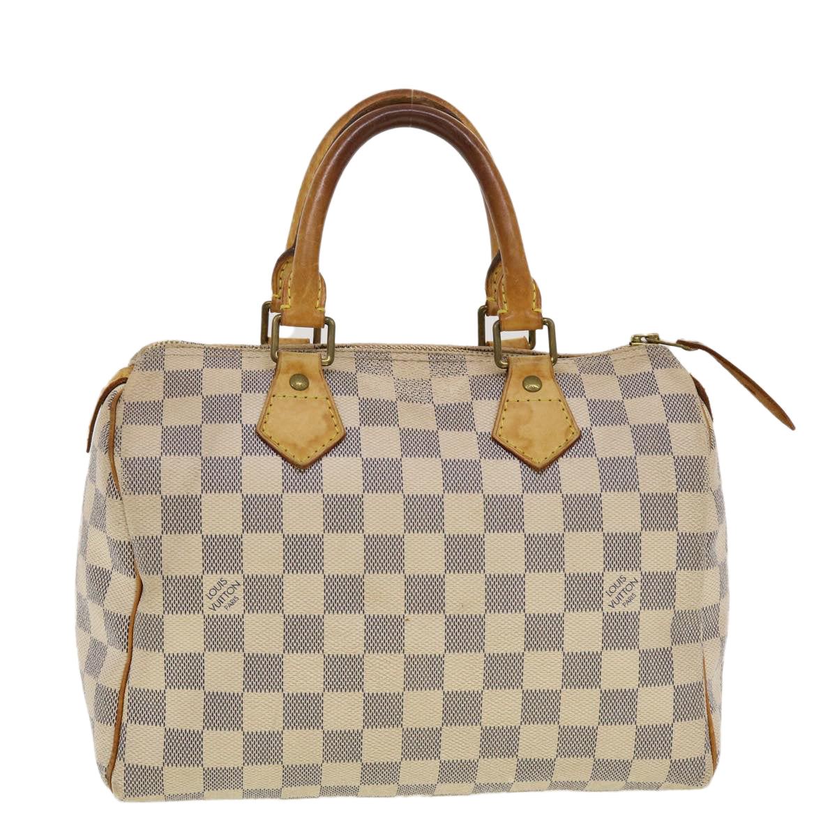 LOUIS VUITTON Damier Azur Speedy 25 Hand Bag N41534 LV Auth 42424