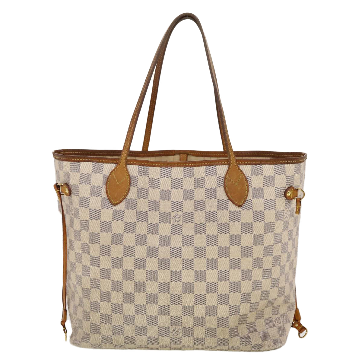 LOUIS VUITTON Damier Azur Neverfull MM Tote Bag N41605 LV Auth 42425 - 0