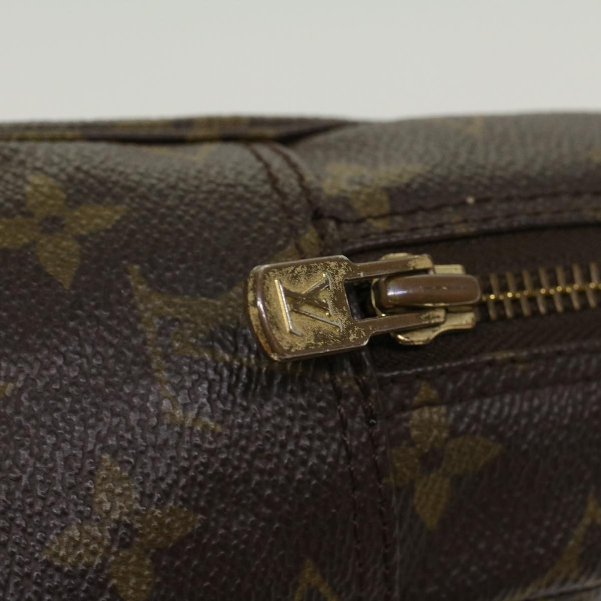 LOUIS VUITTON Monogram Trousse Toilette 28 Clutch Bag M47522 LV Auth 42460