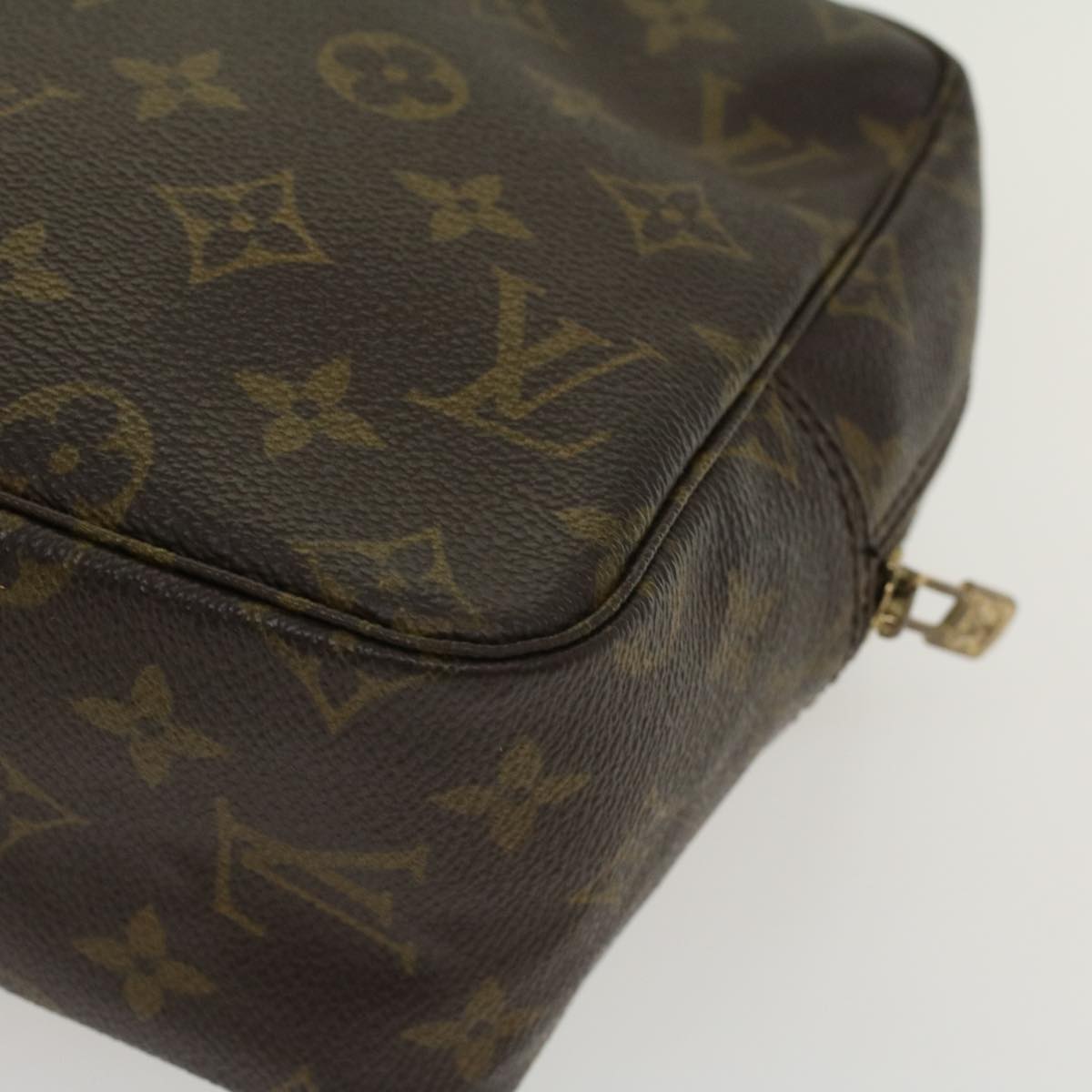 LOUIS VUITTON Monogram Trousse Toilette 28 Clutch Bag M47522 LV Auth 42460