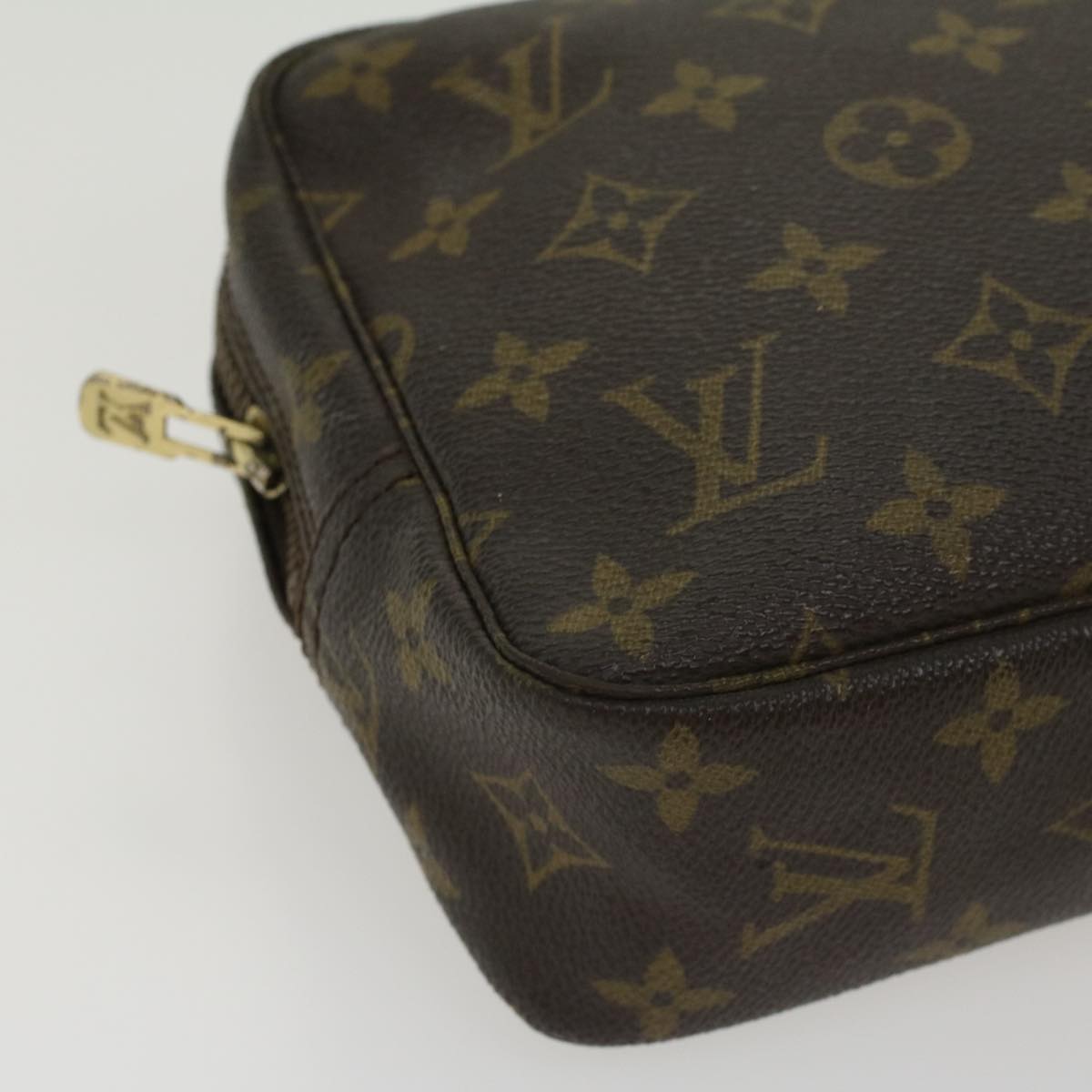 LOUIS VUITTON Monogram Trousse Toilette 23 Clutch Bag M47524 LV Auth 42461