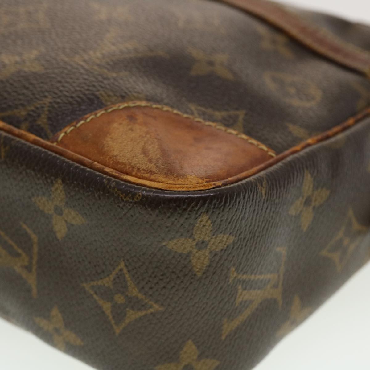 LOUIS VUITTON Monogram Compiegne 28 Clutch Bag M51845 LV Auth 42507