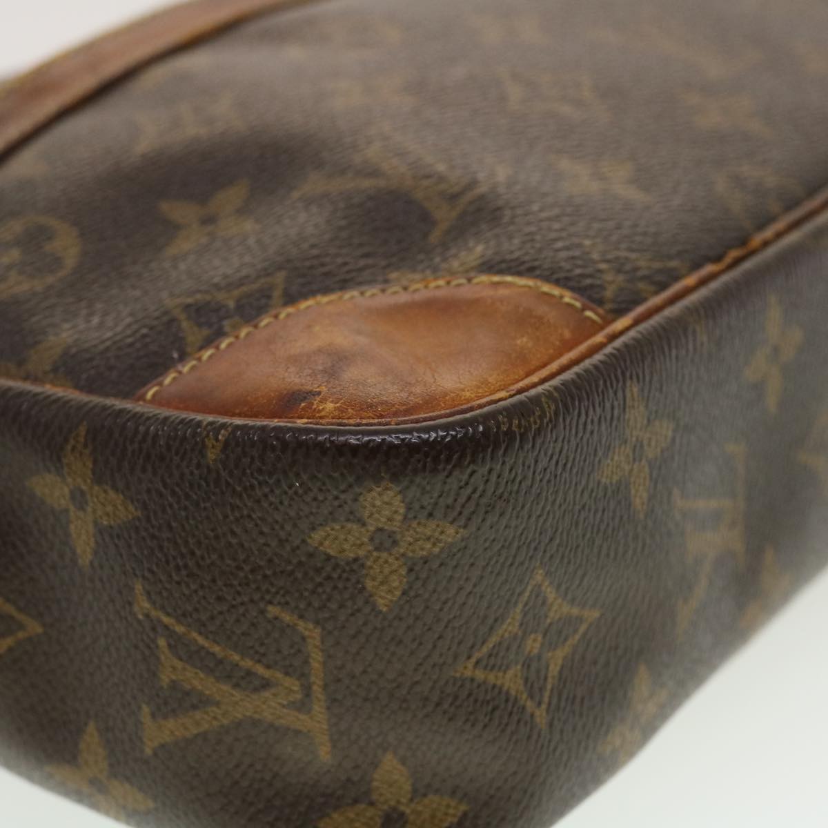 LOUIS VUITTON Monogram Compiegne 28 Clutch Bag M51845 LV Auth 42507