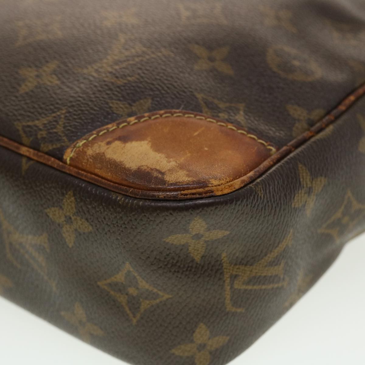 LOUIS VUITTON Monogram Compiegne 28 Clutch Bag M51845 LV Auth 42507