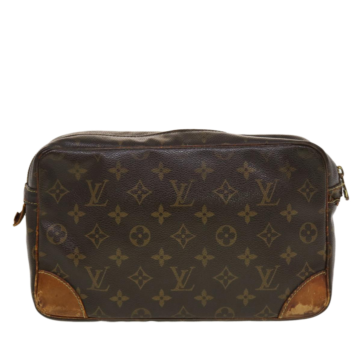 LOUIS VUITTON Monogram Compiegne 28 Clutch Bag M51845 LV Auth 42507 - 0