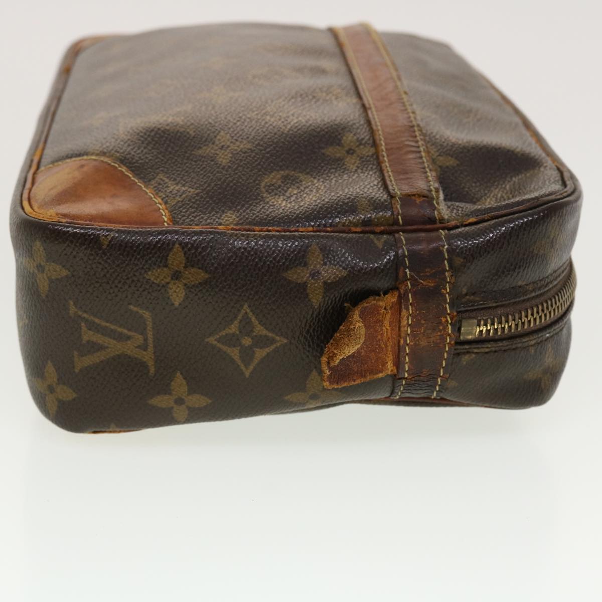 LOUIS VUITTON Monogram Compiegne 28 Clutch Bag M51845 LV Auth 42507