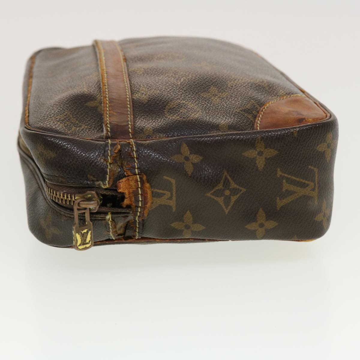 LOUIS VUITTON Monogram Compiegne 28 Clutch Bag M51845 LV Auth 42507