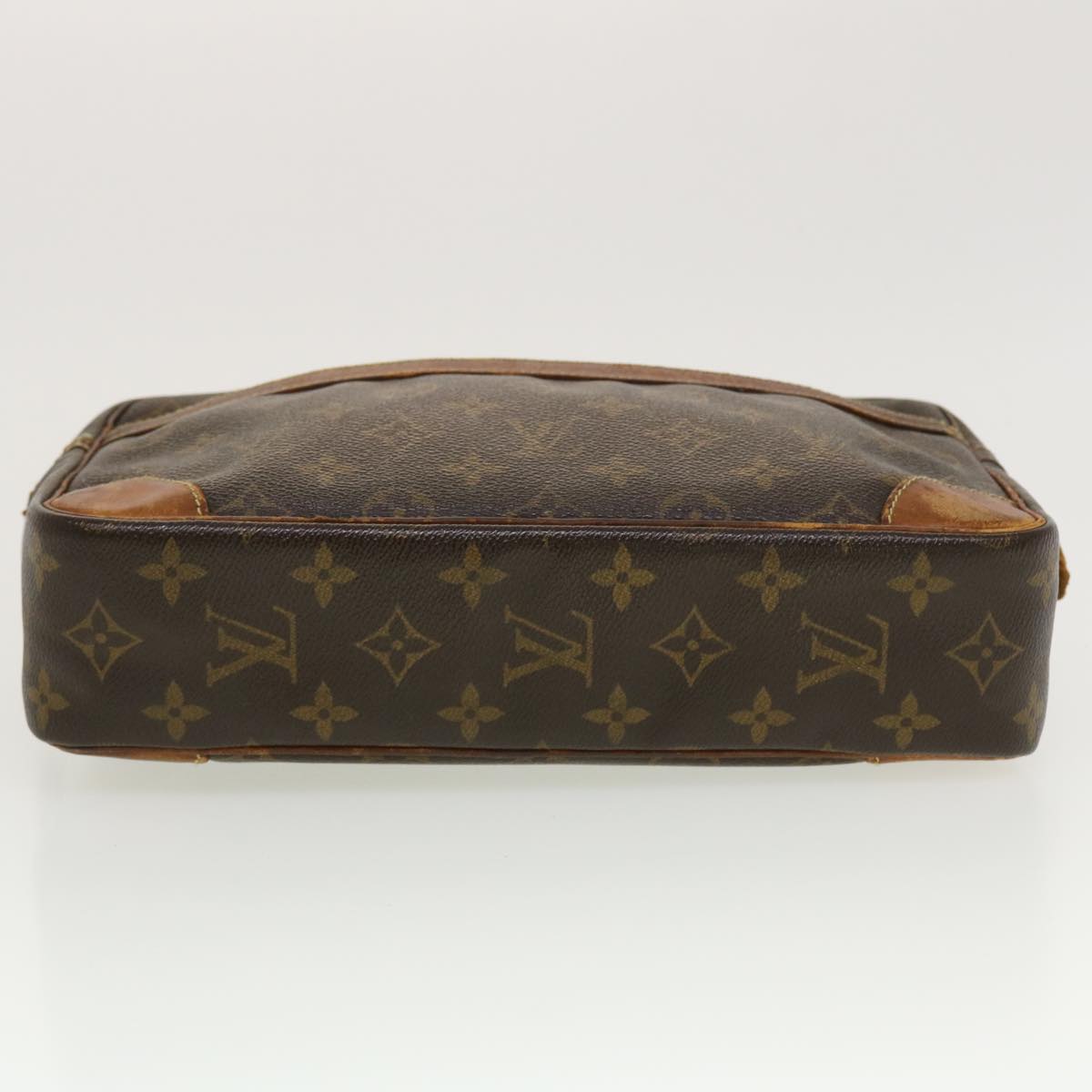 LOUIS VUITTON Monogram Compiegne 28 Clutch Bag M51845 LV Auth 42507