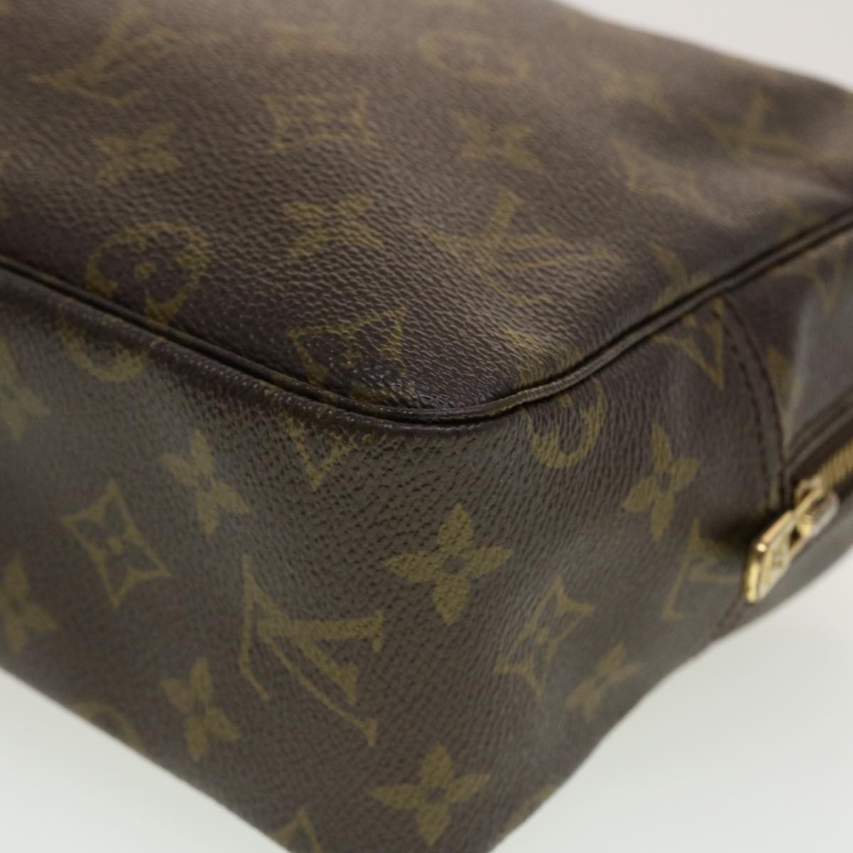 LOUIS VUITTON Monogram Trousse Toilette 28 Clutch Bag M47522 LV Auth 42511