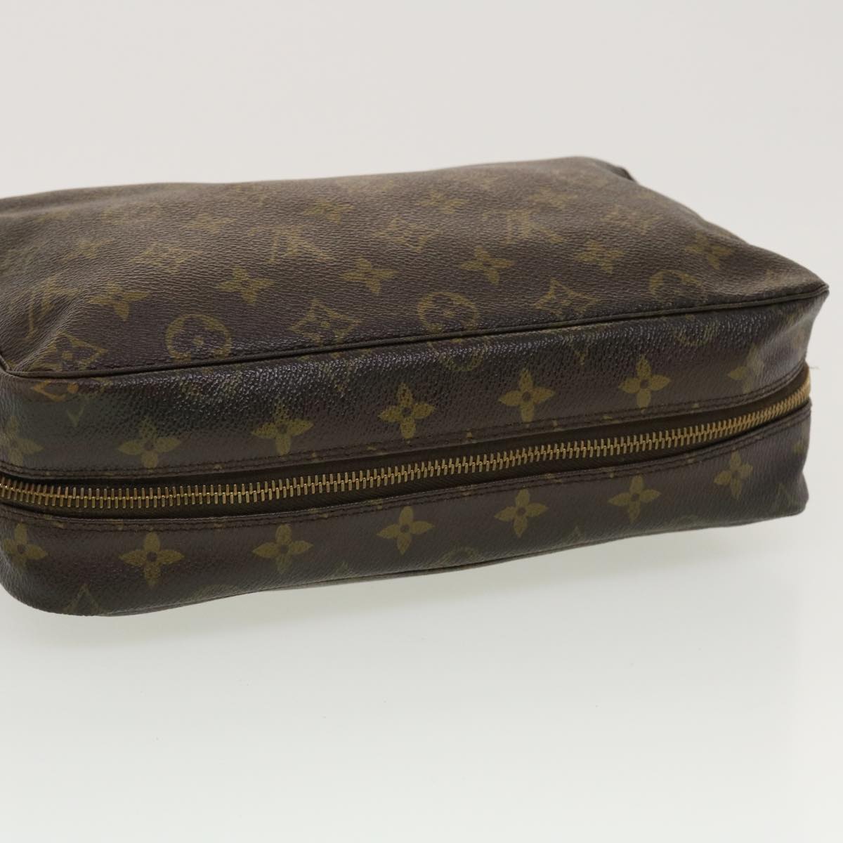 LOUIS VUITTON Monogram Trousse Toilette 28 Clutch Bag M47522 LV Auth 42511