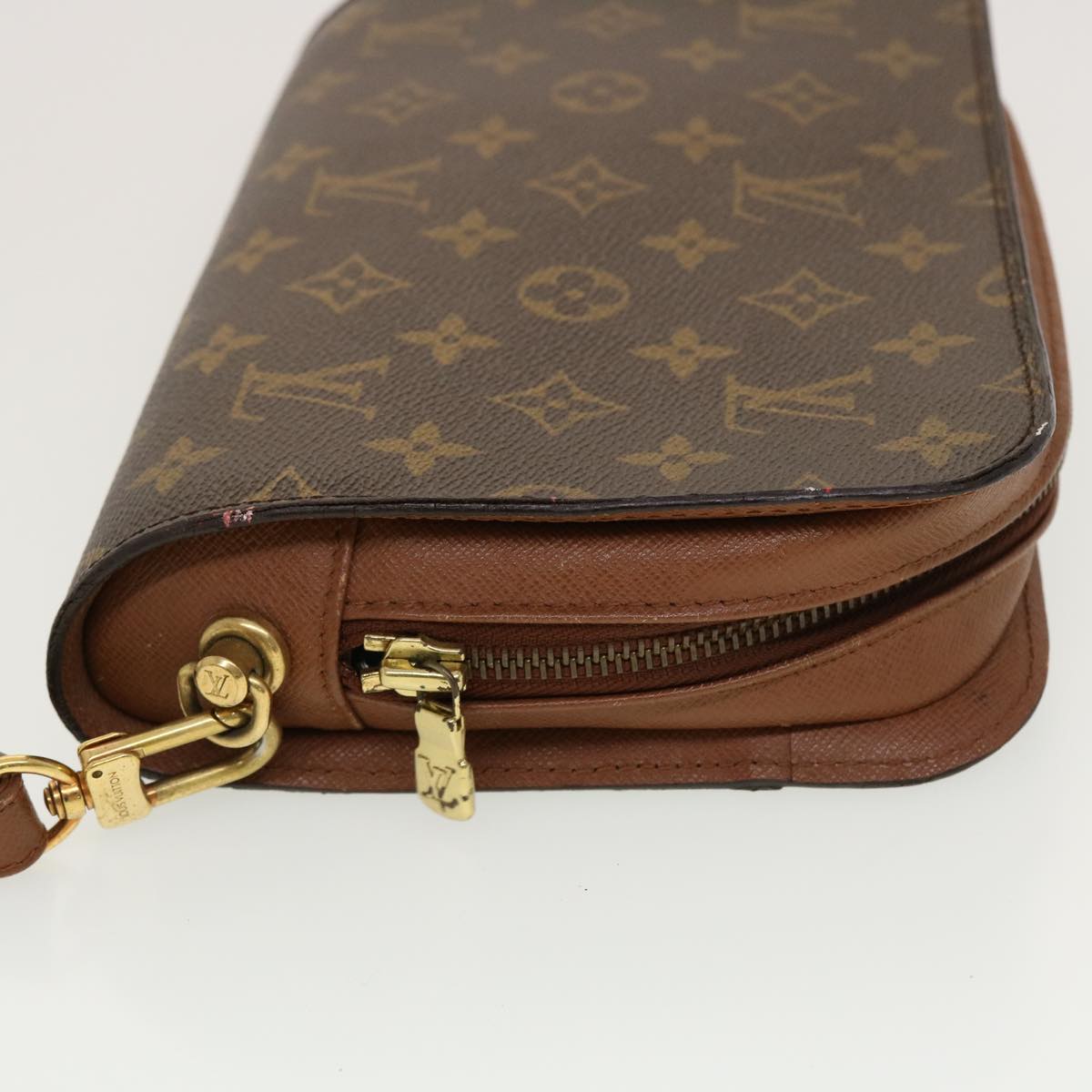 LOUIS VUITTON Monogram Orsay Clutch Bag M51790 LV Auth 42518