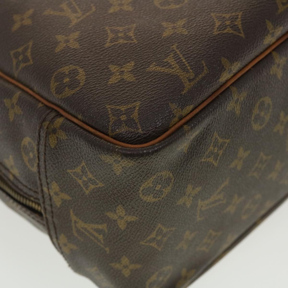 LOUIS VUITTON Monogram Deauville Hand Bag M47270 LV Auth 42519