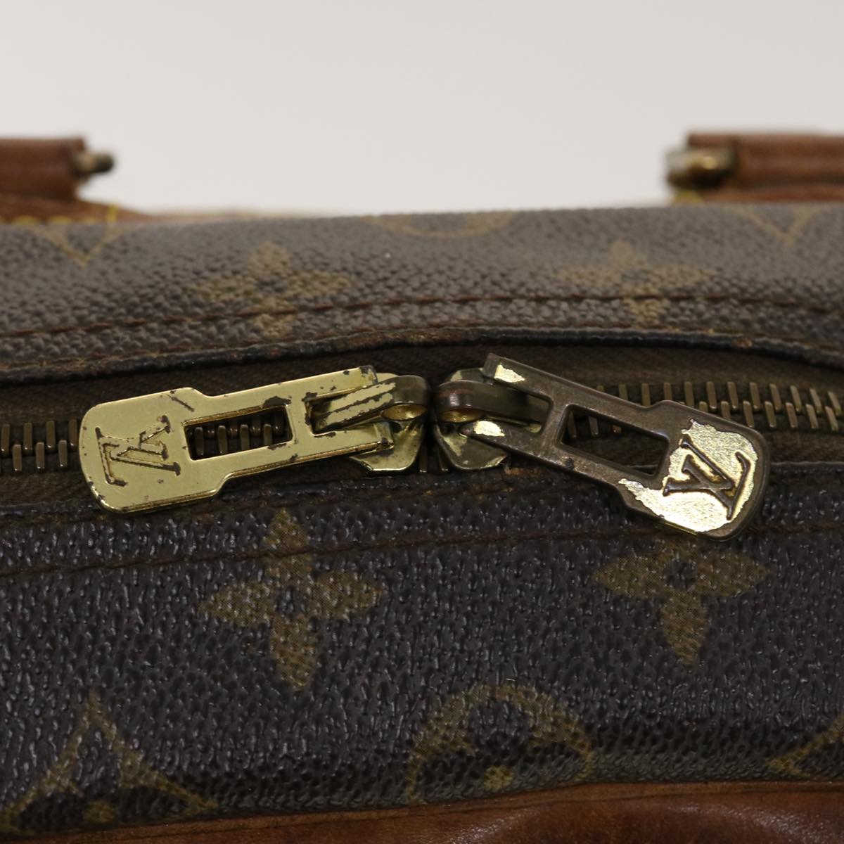 LOUIS VUITTON Monogram Deauville Hand Bag M47270 LV Auth 42519